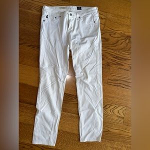 White. AG pants. Size 29.